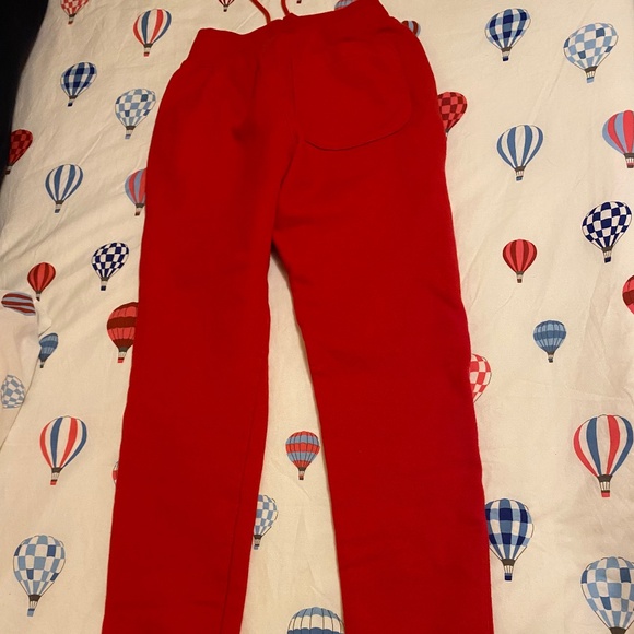 Champion reverse weave red joggers xs - Picture 2 of 6